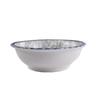 Set of 2 Large Blue & White Ceramic Bowls for Soup, Noodles, or Rice - Versatile Tableware