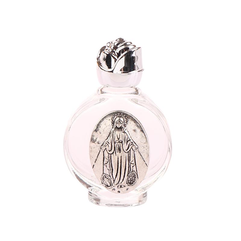 1Pc Leere Heilige Wasser Jesus Flasche Religiöse Kreuz Flasche Christian Taufe Lieferungen