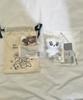 BTS Jungkook Doll Sleepy Spotted + Dressed Puppy Keyring Bulletproof Pocket 7cm