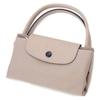 Longchamp Le Pliage 23 Short Handle Foldable Polyurethane Leather Canvas Tote Bag Women Tote Bags Pink 1621619566