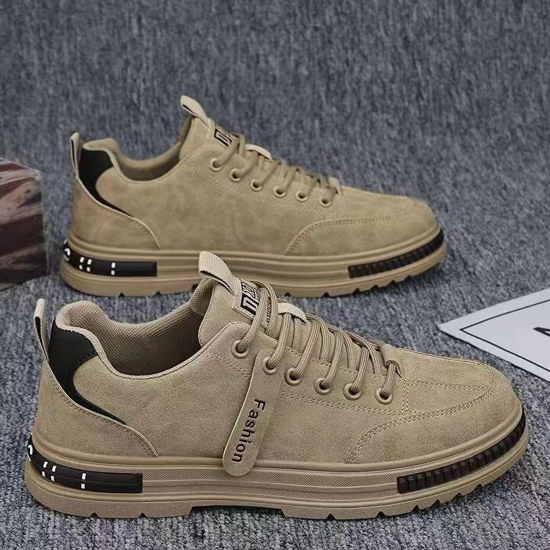 2024 New Autumn Men's Shoes Trendy and Versatile Workwear Lace-Up Closure Fashionable Work Shoes for Men