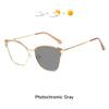 New Fashion Photochromic Anti Blue Light Glasses Women Cat Eye   Woman Computer Eyewear