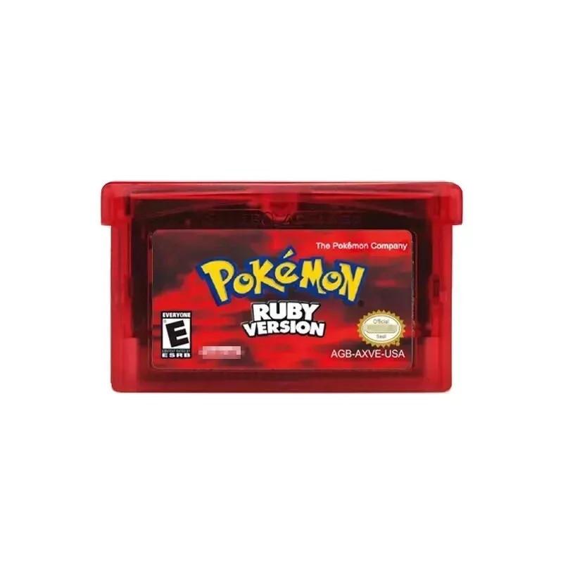 Nostalgic Ndsl Gbm Gbasp Gba Game Cartridge Collection With Legendary Pokmon Designs