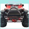 Cnc Machined Metal Front Bumper Bull Bar With Shackles In Black For Axial Scx10 Trx-4 Jeep Rc Truck