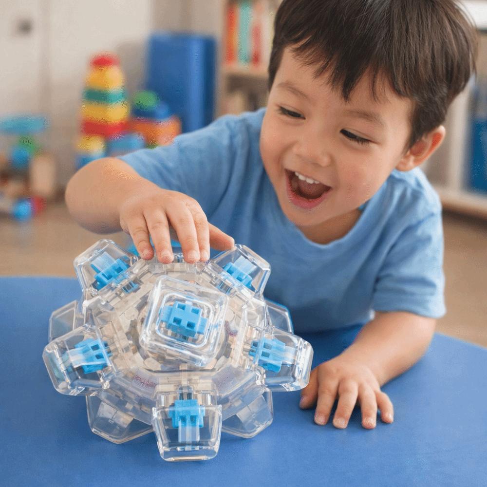 Square Shape Button Cube Ball Toy Finger Games Spherical Square Fidget Keyboard Key Toy  Travel