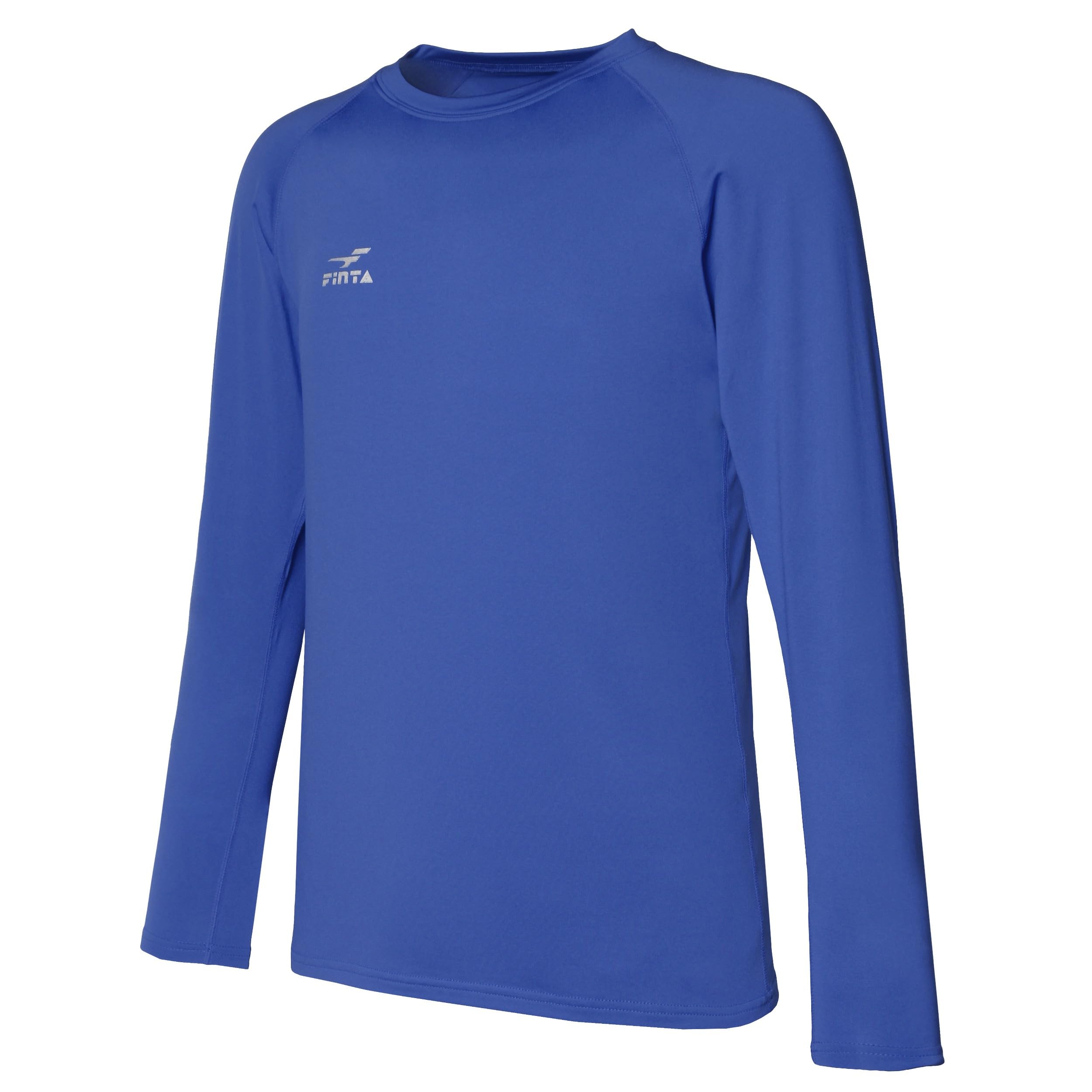 

Warm Sports Innerwear Shirt FTE0030 Blue Size O [Finta] Men s Long-Sleeve (2100)