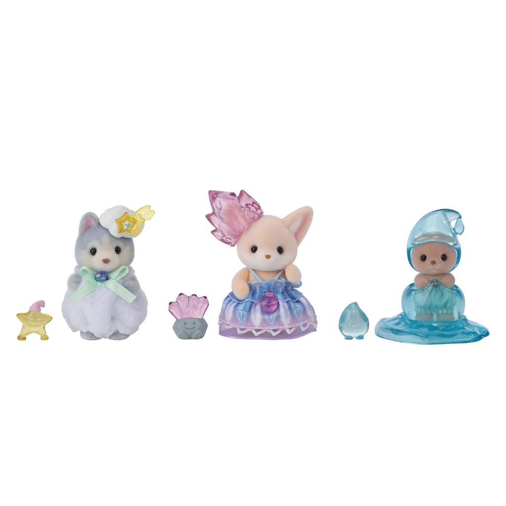 Sylvanian Families Doll [Fairy Forest Mysterious Baby Set] F-44 ST Mark Certified, Ages 3 and Up, Toy Dollhouse, Sylvanian Families, Epoch