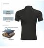 Men's High Neck Quick-Dry Fitness T-shirt