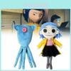 Adorable Coraline Squid Plush Toy Featuring Soft Crystal Fabric For Fans Of The Film