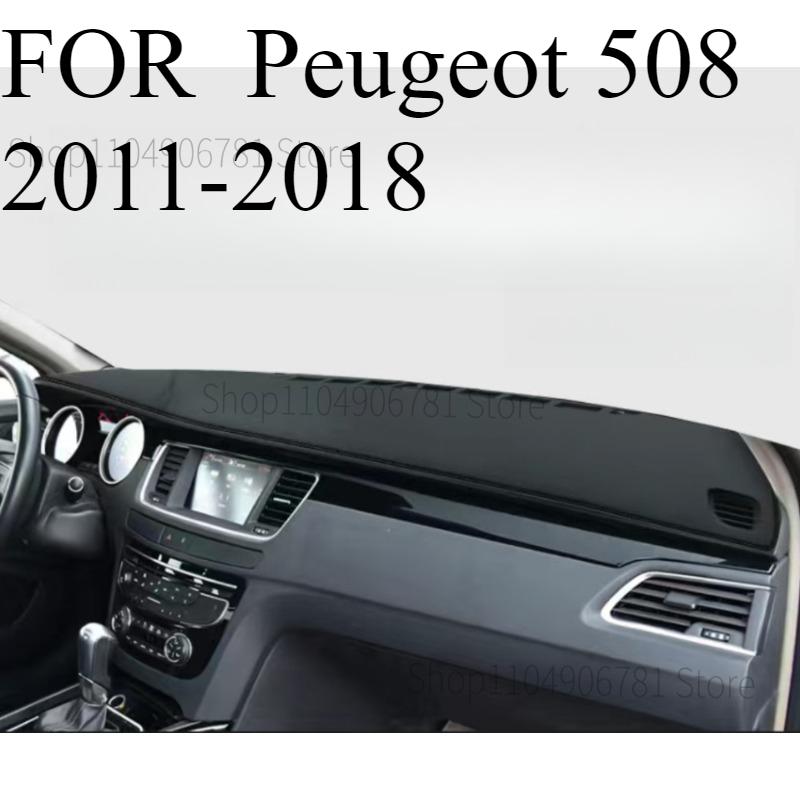 Car Dash Mat Dashmat Dashboard Mat Cover Sun Shade Dash Board Cover Carpet  Accessories FOR  Peugeot 508 2011-2018