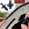 50Sets Car Bumper Retainer Clip Fixing Buckle Fastener for Benz BMW 357 Series Auto Body Trim Panel Accessories Parts Decors