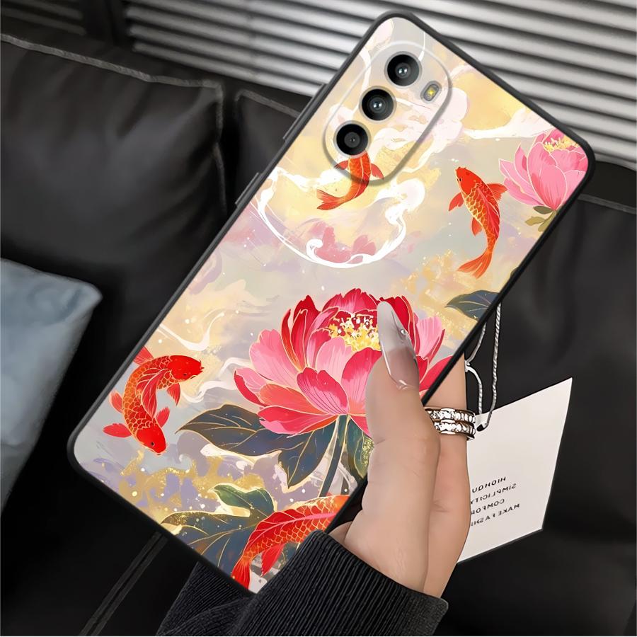 Oil Painting Flower Case for Motorola Moto G71 G53 G30 G32 G52 G51 G73 G50 Edge 20 Pro 30 Lite G60s G22 Edge40 Phone Cover