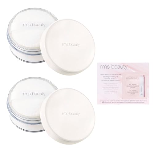 [Эксклюзивно для Amazon.co.jp] RMS Beauty Unpowder 00 (2-Pack) & Набор образцов праймеров: Гладкий, Стойкий и Предотвращающий блеск