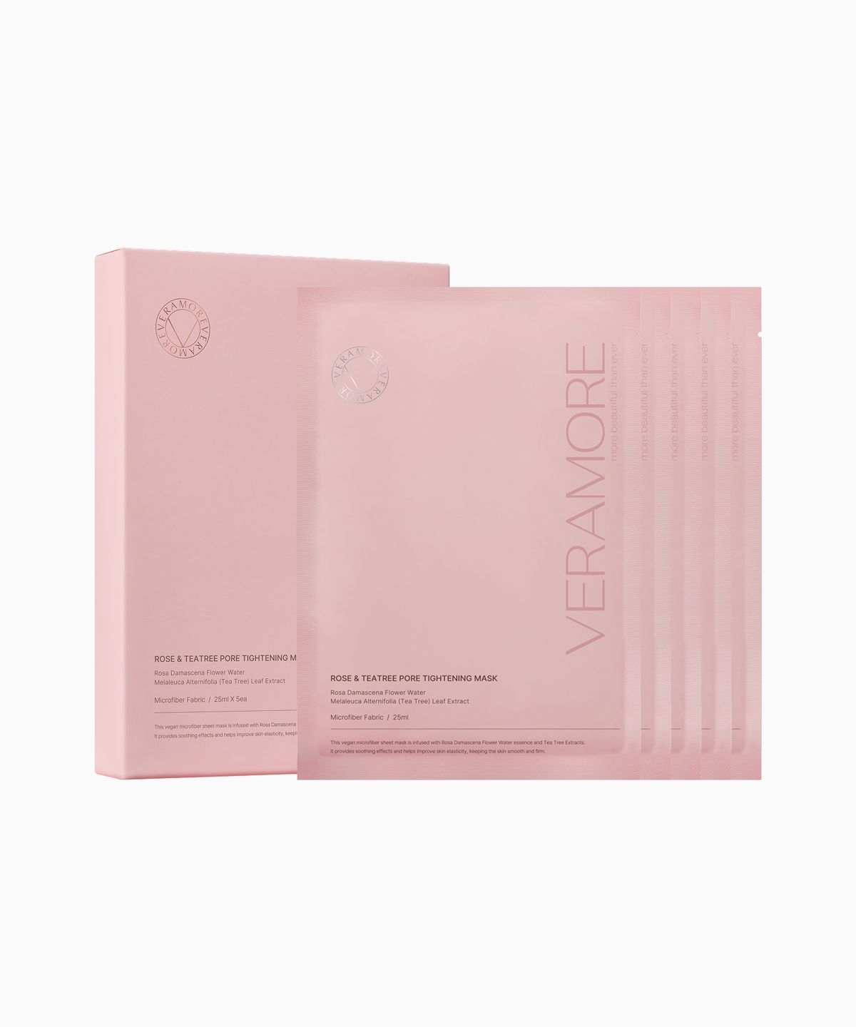 Rose and Tea Tree Pore Tightening Mask Pack (5 Sheets)
