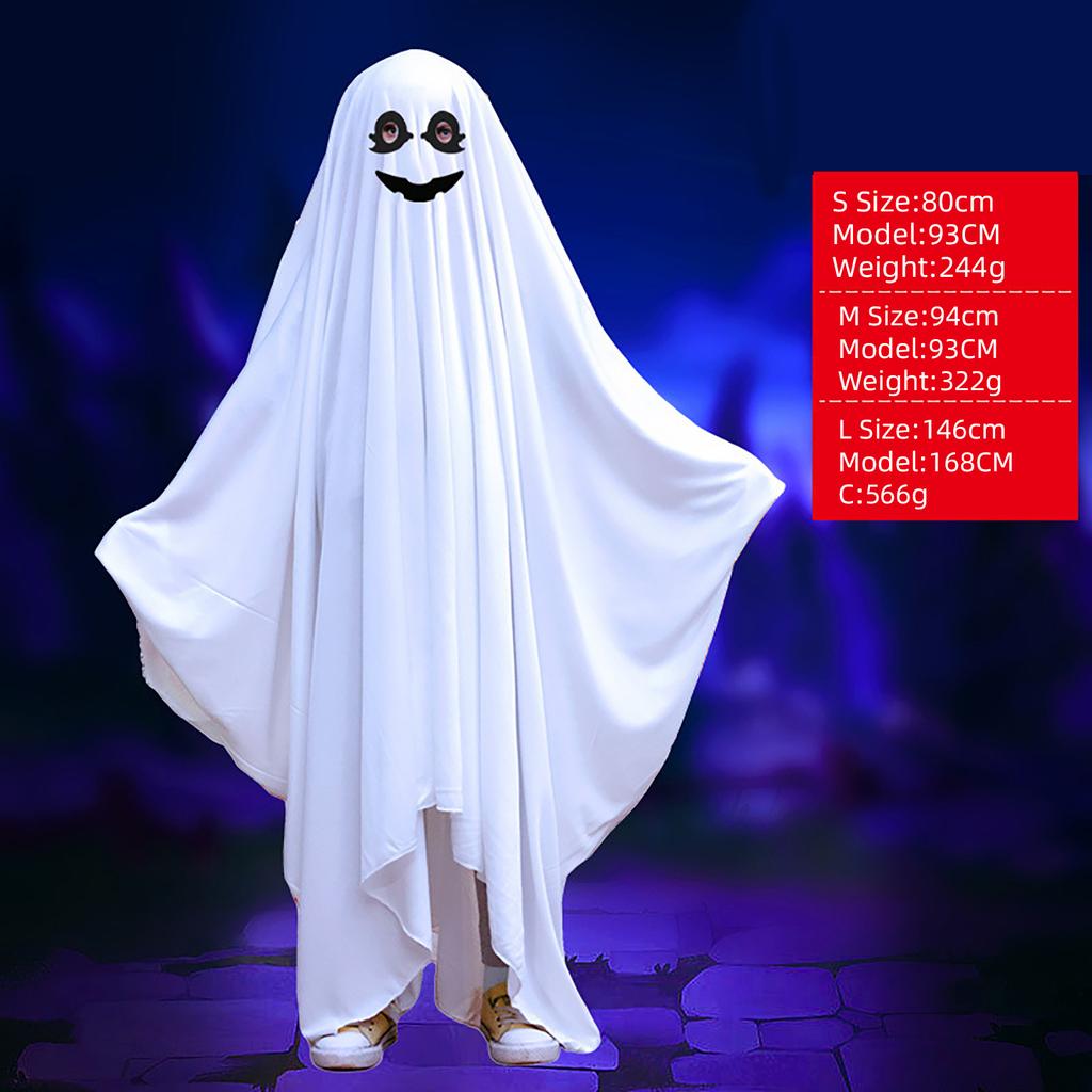Specter Cloak Costume Halloween Cape Hoodied Cloak Specter Outfit for Children Teen Adult Cosplay, Role Play