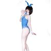 Bunny Girl Cosplay Sexy Rabbit Bunny Costume High Leg Leotard Faux Leather Bold Erotic Erotic Extreme Small Breasts Lingerie Temptation Moe Costume
