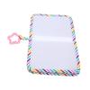 My First Photo Album Soft Toddlers Family Photo Book with Safe Mirror Holds 17 Pictures for Newborn Toddler