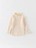 Girls' Cozy Knit Sweater - Stylish Baby Warm Layer, Pure Color Versatile Top for Autumn/Winter