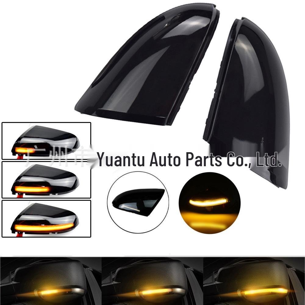LED Sequential Turn Signal with Puddle Lights for Dodge Ram 1500/2500/3500 Rearview Mirror