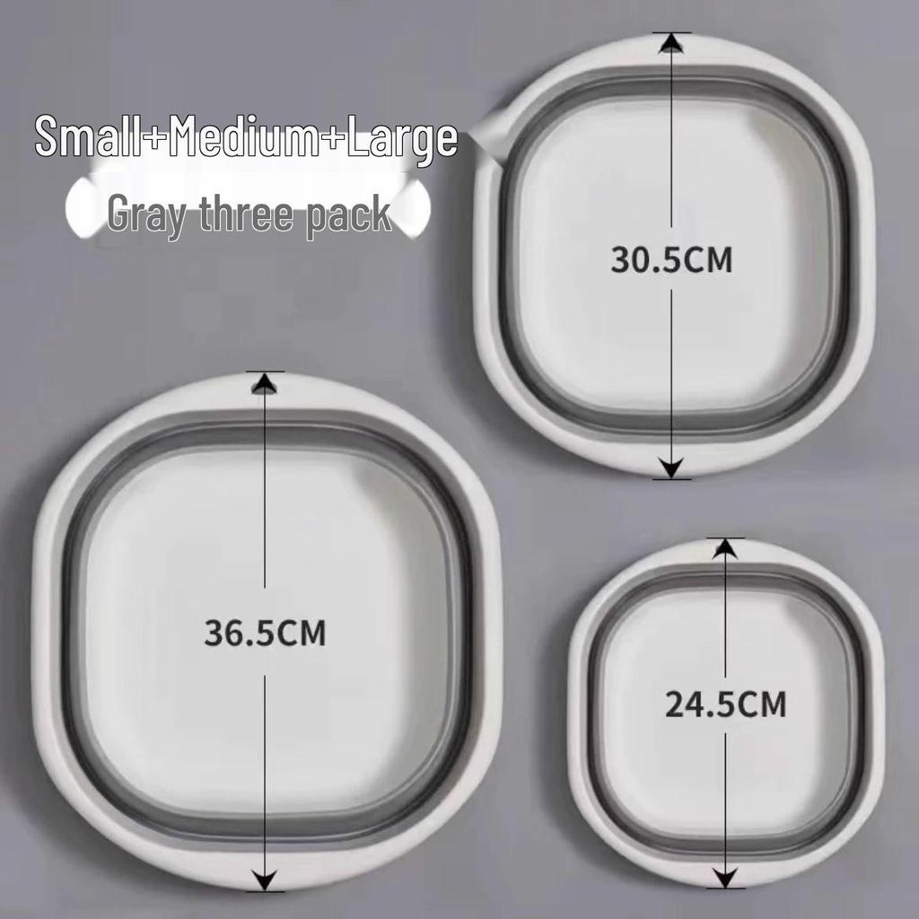 Hordozható Összecsukható Utazó Mosdótál: Kompakt, összenyomható megoldás kollégiumokba, felnőtteknek és mosodába.