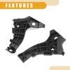 LH RH Side Front Bumper Support Bracket 1 Pair  for Toyota Corolla 2004-06