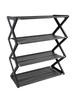Ladder Shoe Rack X Shaped Easy Assembly Multi Layer Storage for Shoes