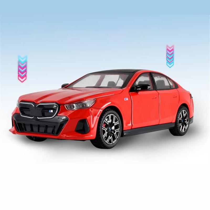 1/24 BMW I5 M60 slitinový sportovní vůz model litý kov limuzína čistě elektrická vozidla model auta simulace zvuk světlo dárek pro děti