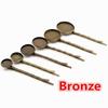 8 10 12 14 16 18 20mm 10pcs High Quality Bronze Plated Copper Material Hairpin Hair Clips Hairpin Base Setting Cabochon Cameo