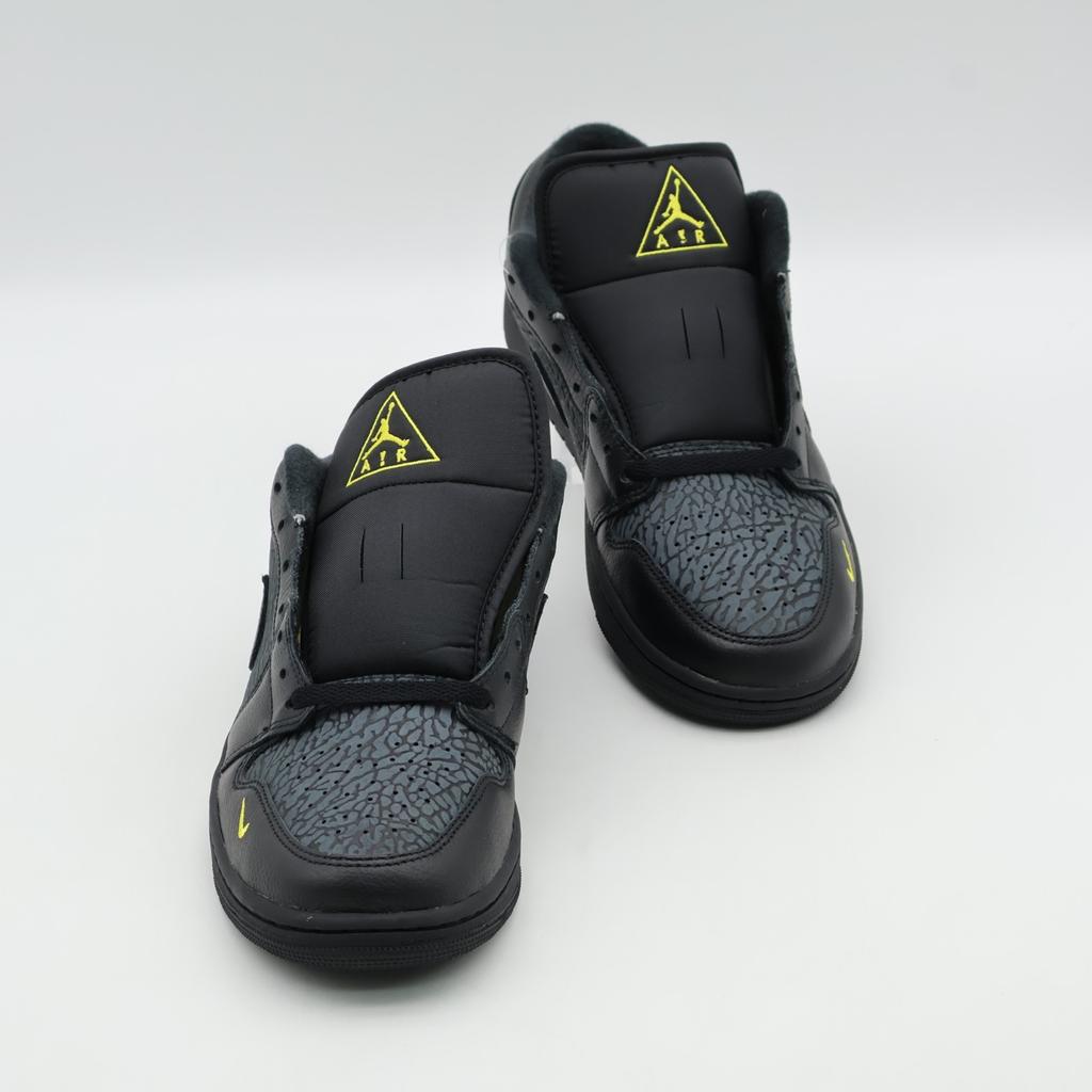 IM6568-010 Nike Air Jordan 1 Low SE Schwarz Anthrazit Tour Gelb (Menas)
