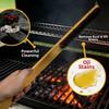 Copper Bristle Pizza Oven Brush Extended Handle Oven Cleaner Brush  Kitchen Use