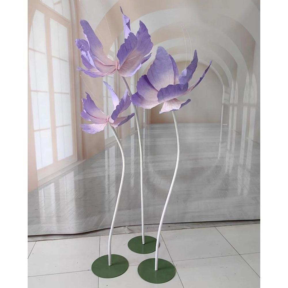 5M Aluminum Plastic Fake Flower Stem Molding Pipe Styling Tube Modeling Pipe Aluminum Plastic DIY Props Weddnig Party Decora