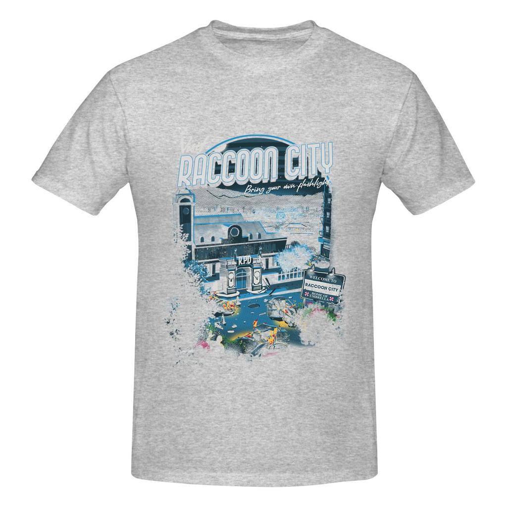 Visit Raccoon City Regular Style Tshirt Outdoor Trendy Brands Breathable And Skinfriendly Shirt