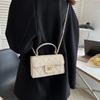 Portable Small Bag Women's Summer  New Fashion Diamond Chain Bag Versatile Messenger Bag Shoulder Small Square Bag