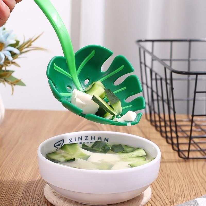 Cheap Colander Kitchen Creative Large Colander Leaf Spoon Kitchen