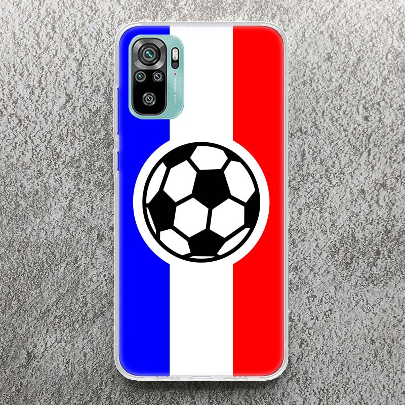 France Flag Print Soft Case for Xiaomi Redmi Note 14 13 12S 11S Phone Shell 10 Pro Plus 11E 11T 12 11 10S 5G Cover Soft Case for