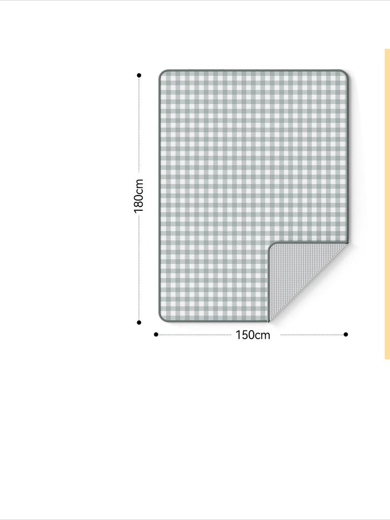 Aluminum film moisture-proof mat outdoor camping thickened wear-resistant lightweight folding four-season universal portable