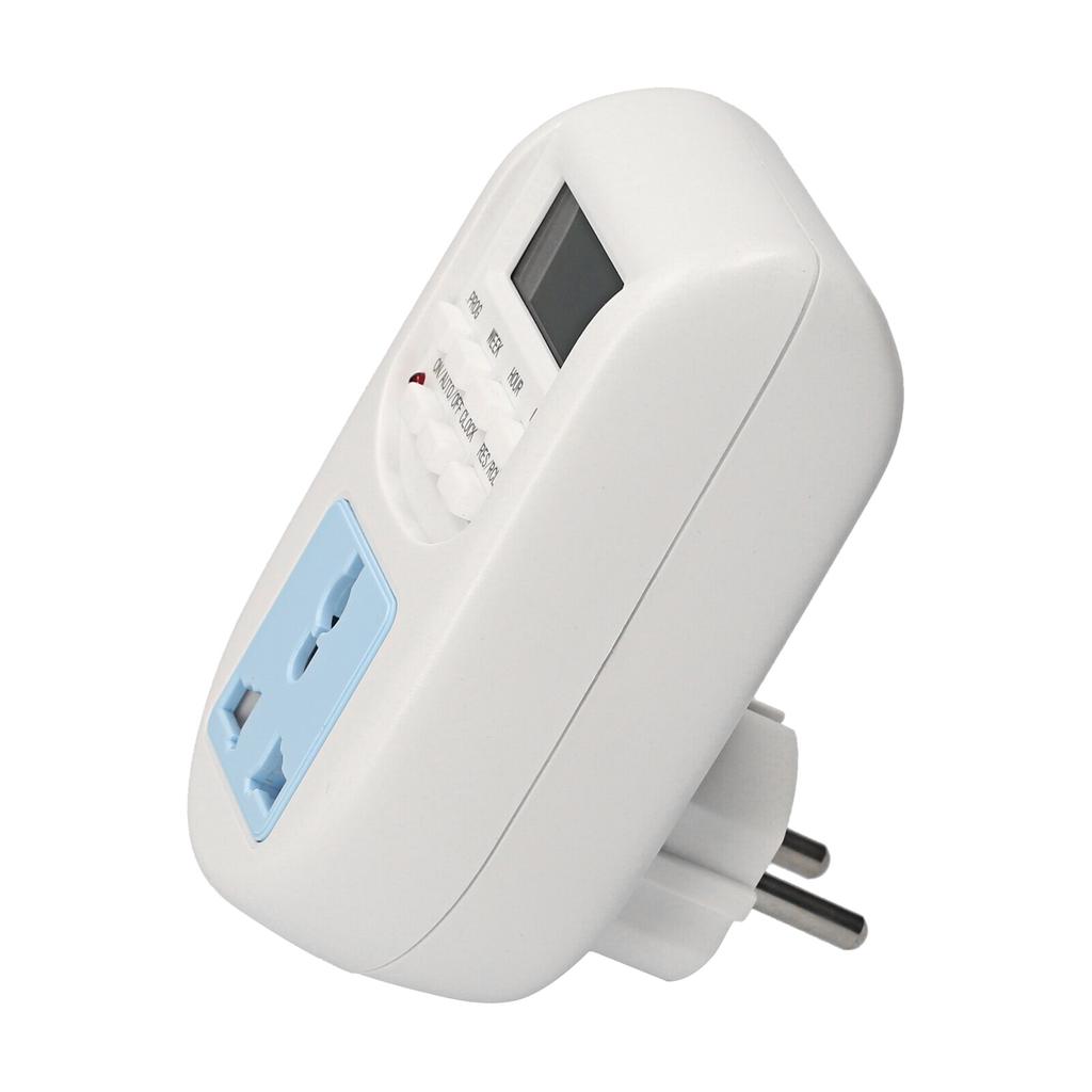 Plug in Digital Timer Switch Weekly Programmable Electrical Timer Outlet 16 Independent ON  OFF Programs for Home