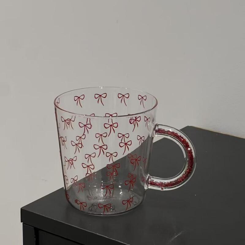 

Macaron Color Handle Borosilicate Glass Cup