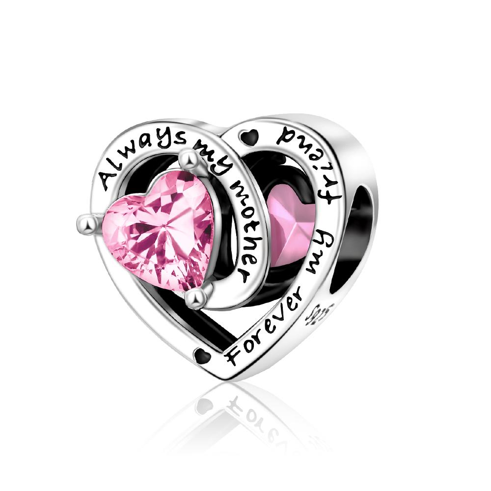 Fashionable copper de diciembre Charm Bead Charms for 3mm Branded Authentic Bracelets Do It Yourself Making Gift
