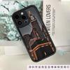 Art Building for Apple 16plus Mobile Phone Case iPhone14/15/16 Silicone 13Pro Soft 16 Anti-drop X