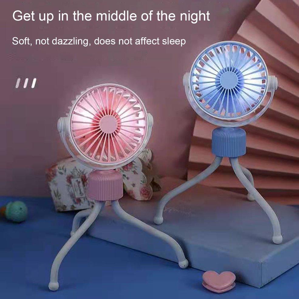 rechargeable stroller fan
