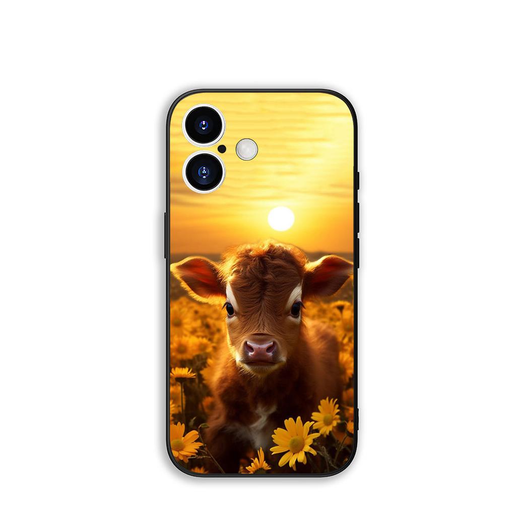Funda Coque Cover for OPPO A80 A60 A40 A38 A79 A16 A17 A58 A78 A94 A95 A57 A15 A74 A53 A96 A98 Phone Case Cow Print Wallpaper
