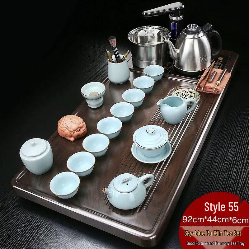Jiakangming Automatic Solid Wood Tea Tray