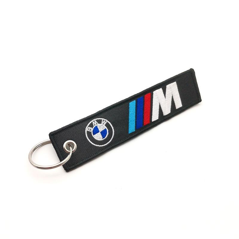 ZDNE2 BMW Emblem Nylon Lanyard Printing Style Long short Keychain For BMW M Performance E90 E60 E46 1 2 3 4 5 7 Series Accessories