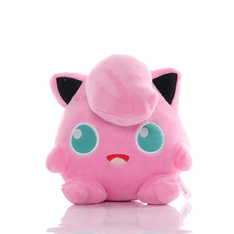 Pokemon Pink Series Plush Pikachu Cleffa Jigglypuff Mew Sylveon Chansey Stuffed Doll Kids Christmas Gifts Toys Hobbies