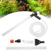 Fish Gravel Cleaner Pneumatic Quick Plastic Aquarium Water Changer with Pressure Button