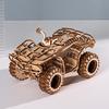3D Stereo Wooden Beach Car Puzzle - DIY Educational Toy & Desk Ornament for Children