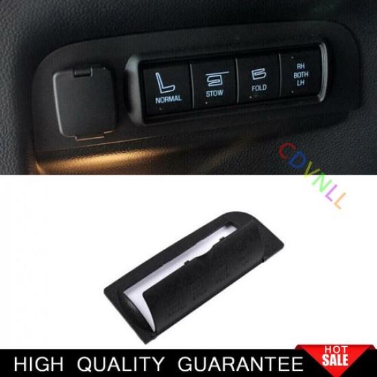 For Ford Explorer 2011- Matte Black Car Seat Button Handle Panel Cover Trim