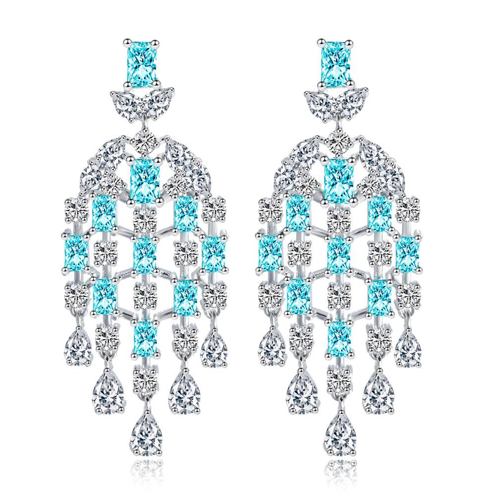 Needle Heavy Industry Earrings Star Street Shot With Fringed Earrings Earrings Dress Banquet Matching Women