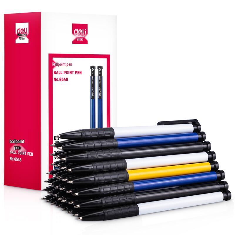 Deli 6546 Retractable Ballpoint Pen Set